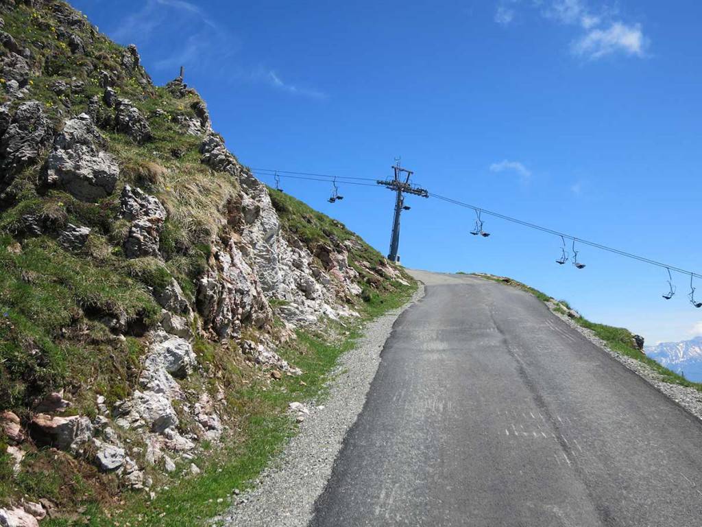 Na Kitzbuhel Horn na cesťáku