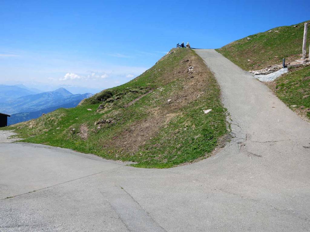 Na Kitzbuhel Horn na cesťáku