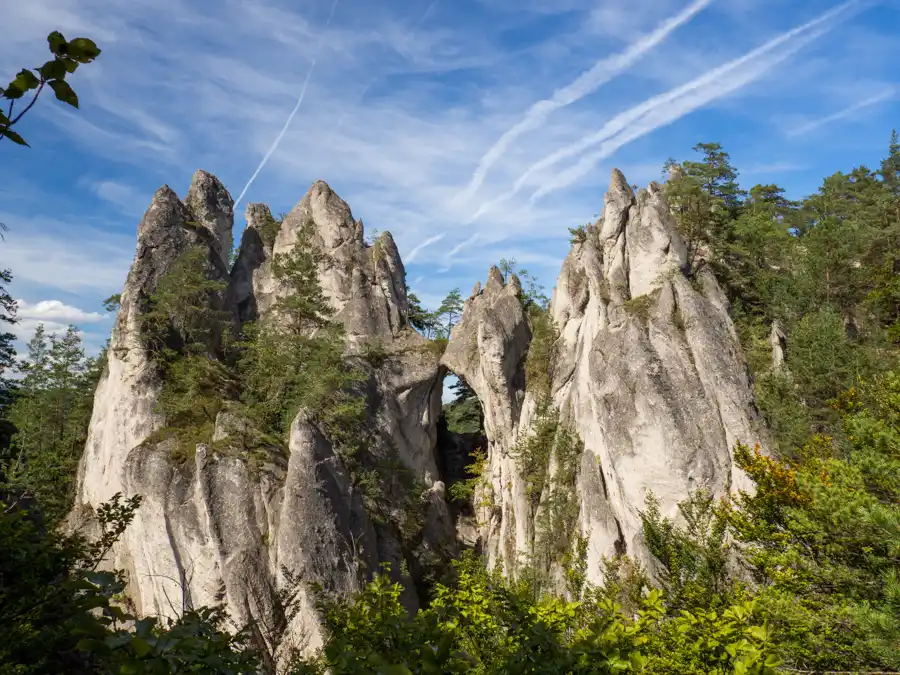 Súľovské skaly náučný chodník na Súľovský hrad