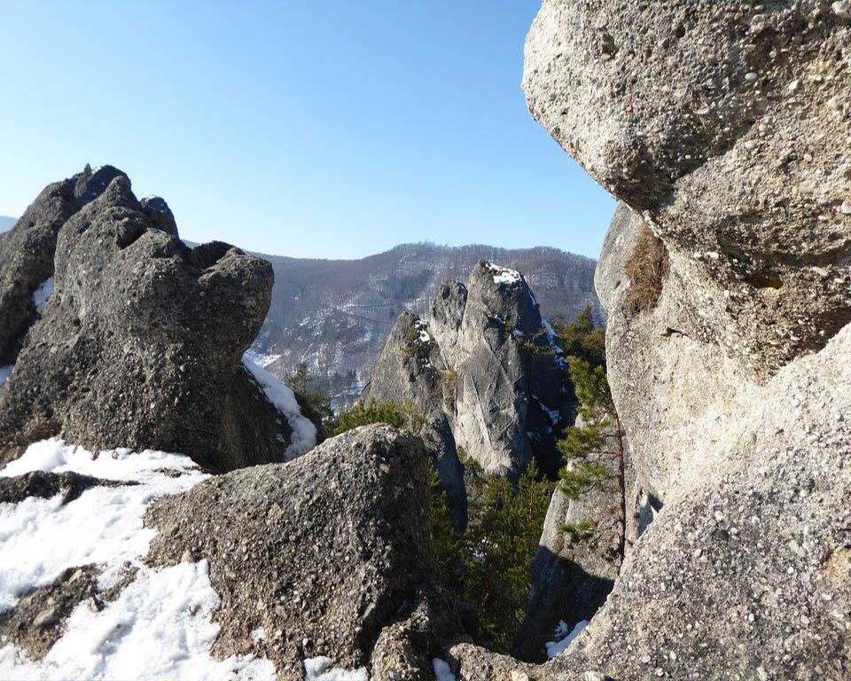 Súľovské skaly - turistické trasy/ cyklotrasy
