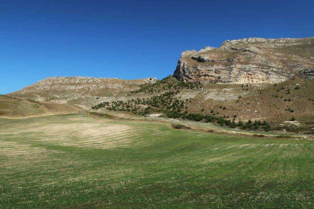 Monte Rosella do vnútra Sicílie