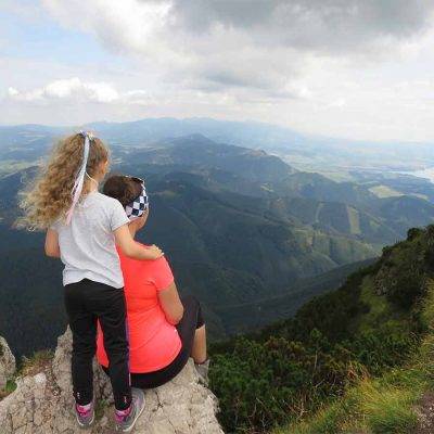 Veľký Choč turistické trasy cyklotrasy