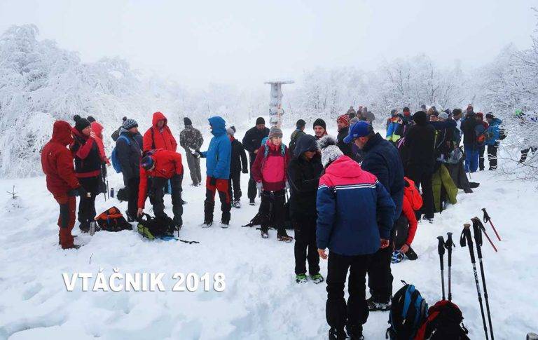 Silvestrovský výstup na Vtáčnik 2018