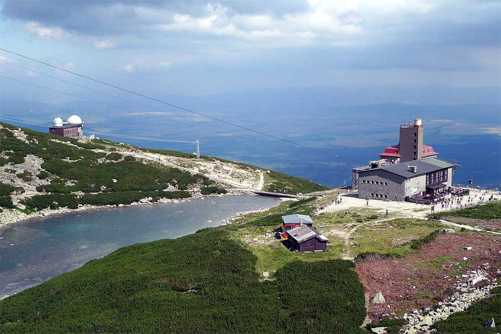 Zelené pleso- turistické trasy/ cyklotrasy