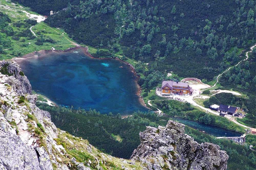 Zelené pleso- turistické trasy/ cyklotrasy