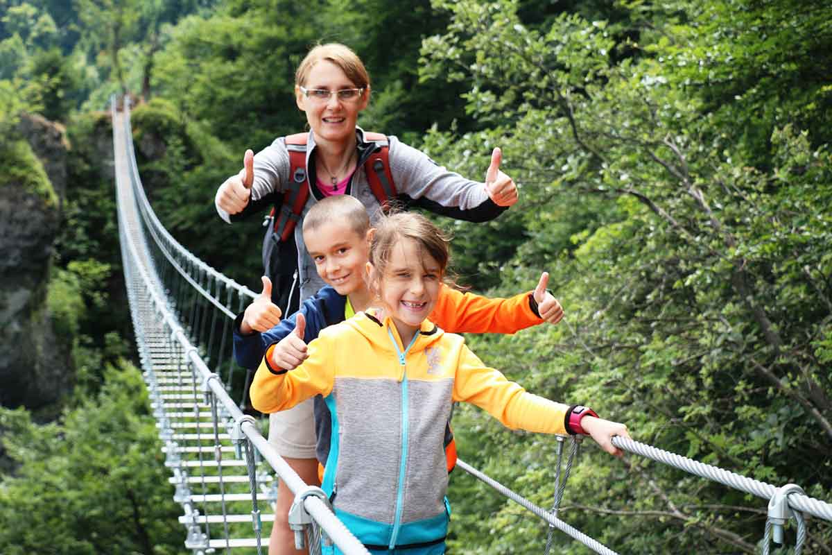 Kremnická Skalka po turisticky s deťmi