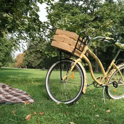 Camouflage bicykel piknikový mestský špeciál