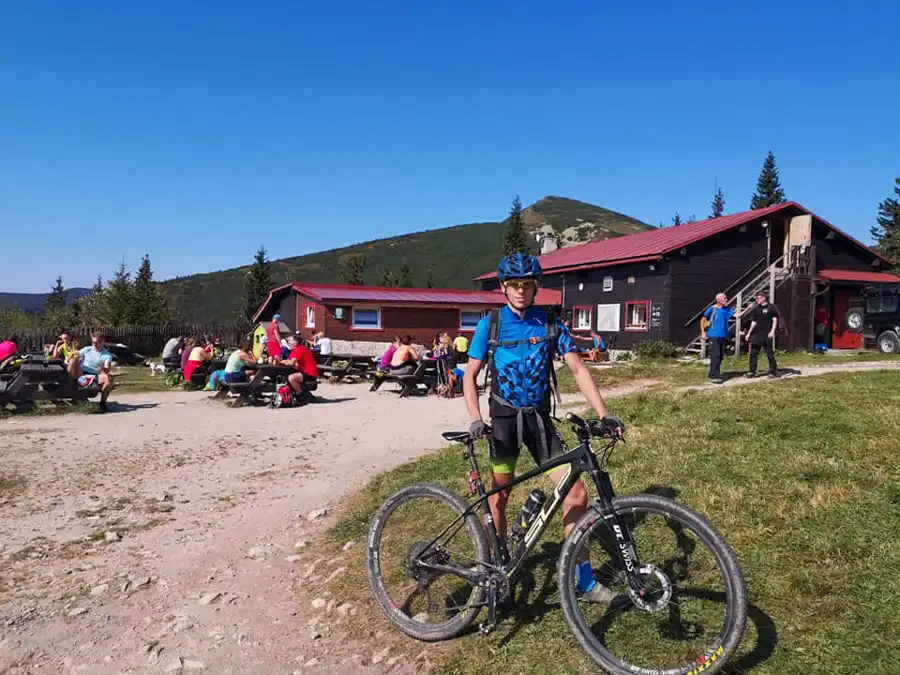 MTB Veľká Fatra bicyklom na Chatu pod Chlebom