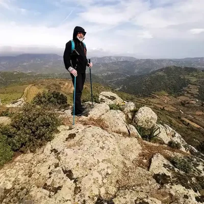 Sardínia hiking trails kopce okolo Cagliari