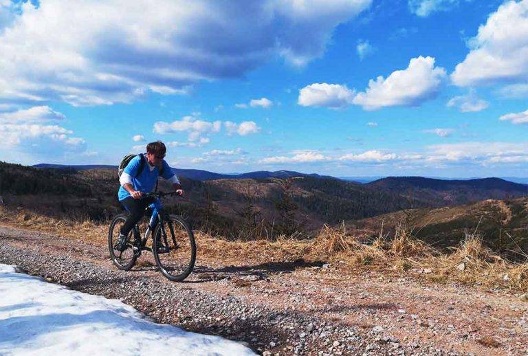 Javorinka, MTB na Vertuľu, Levočské vrchy 1154 m.n.m.