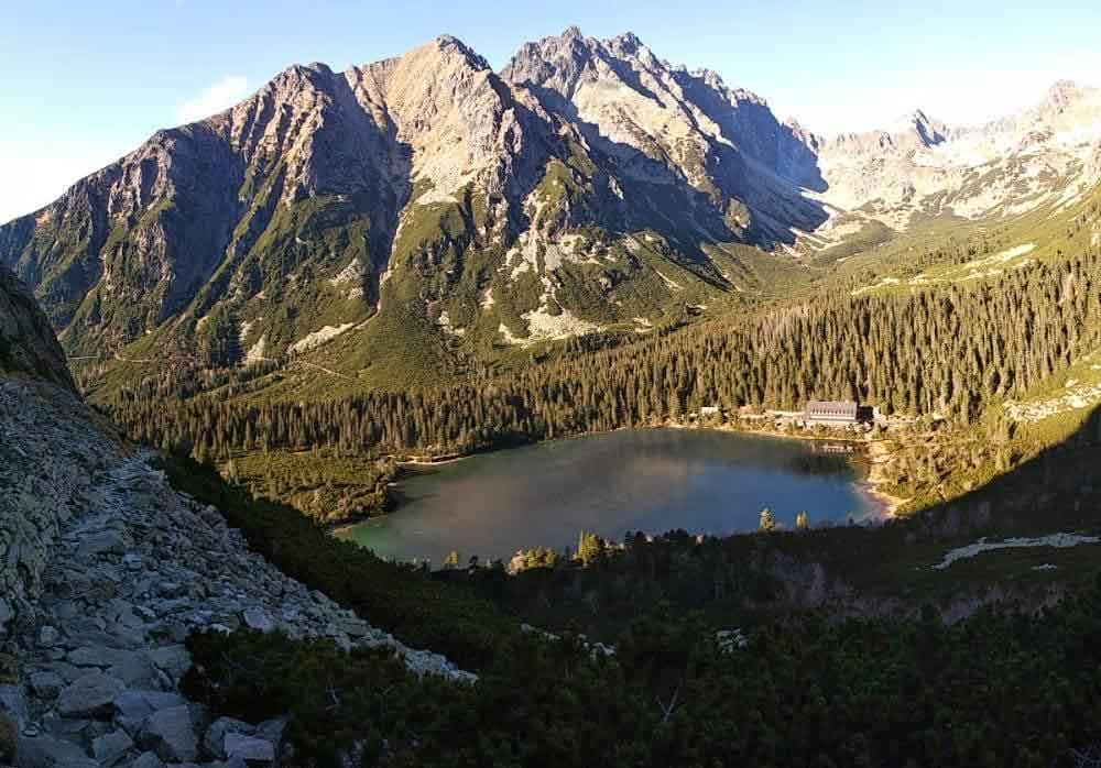 Popradské pleso z Ostrvy