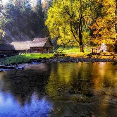 Kvačianska a Prosiecka dolina turistika cyklotrasy