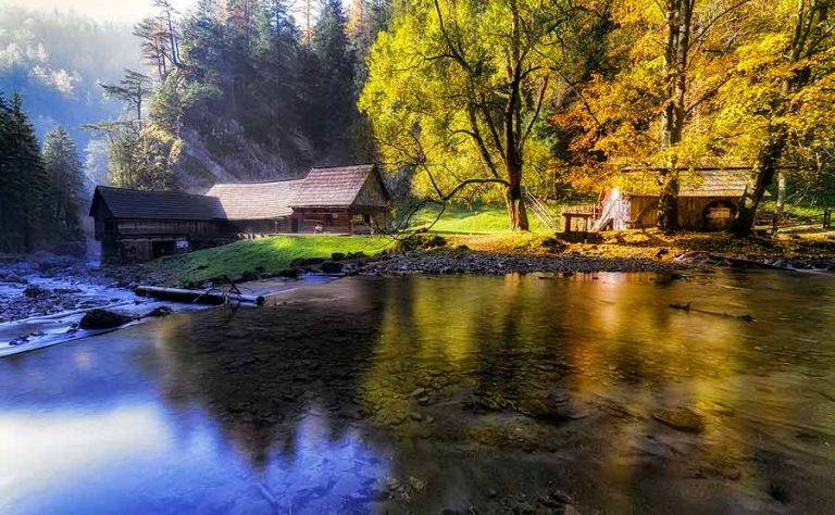 Kvačianska Prosiecka dolina Liptov turistické trasy cyklotrasy