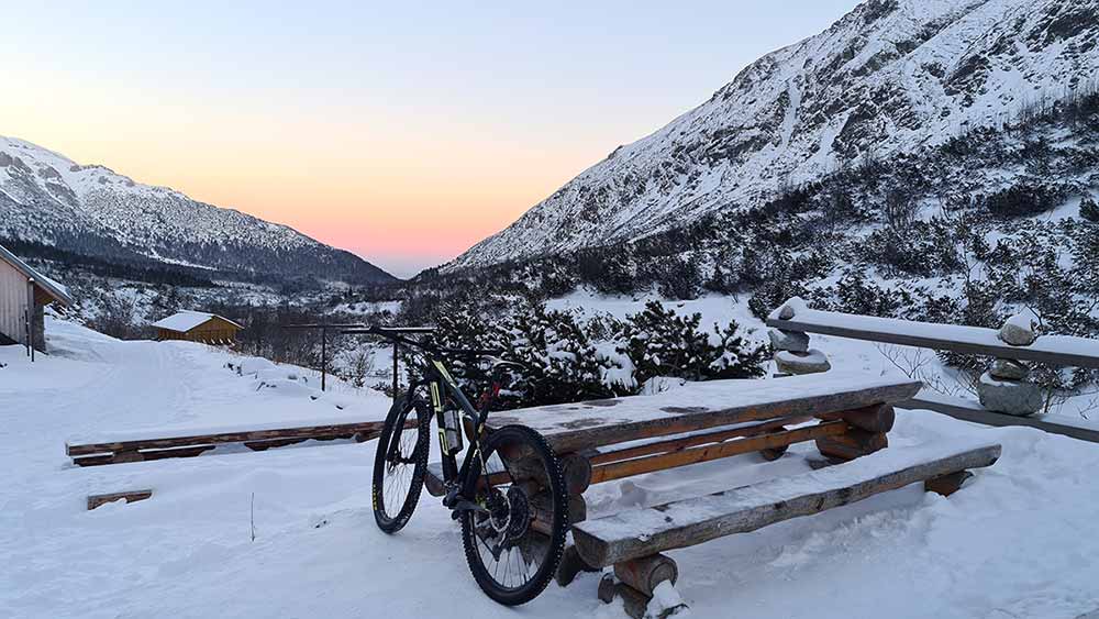 MTB: Zimný gerlaching na Brnčalku