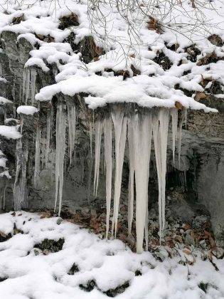 Piecky ziný prechod roklinou