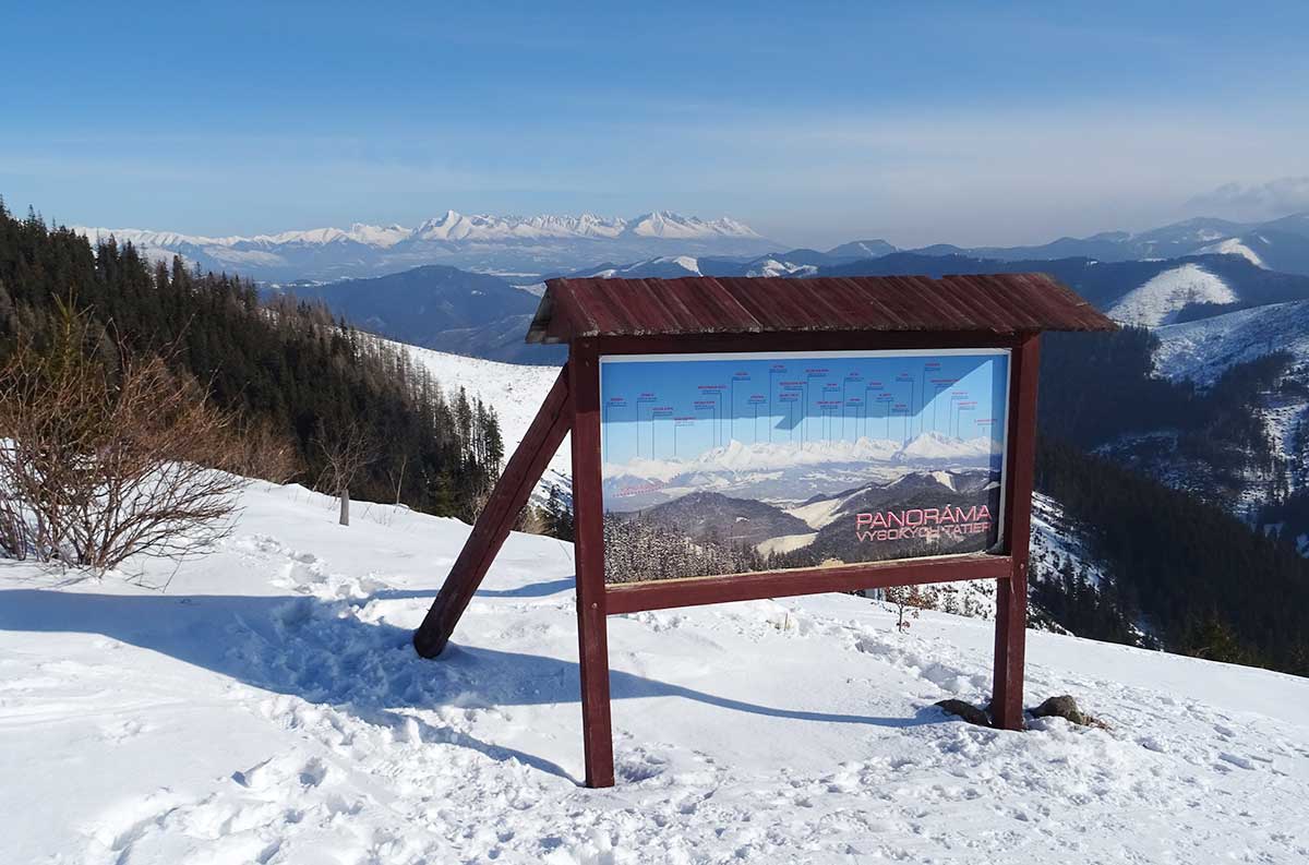 Rovná hoľa, zimná túra s nádhernými výhľadmi v Nízkych Tatrách