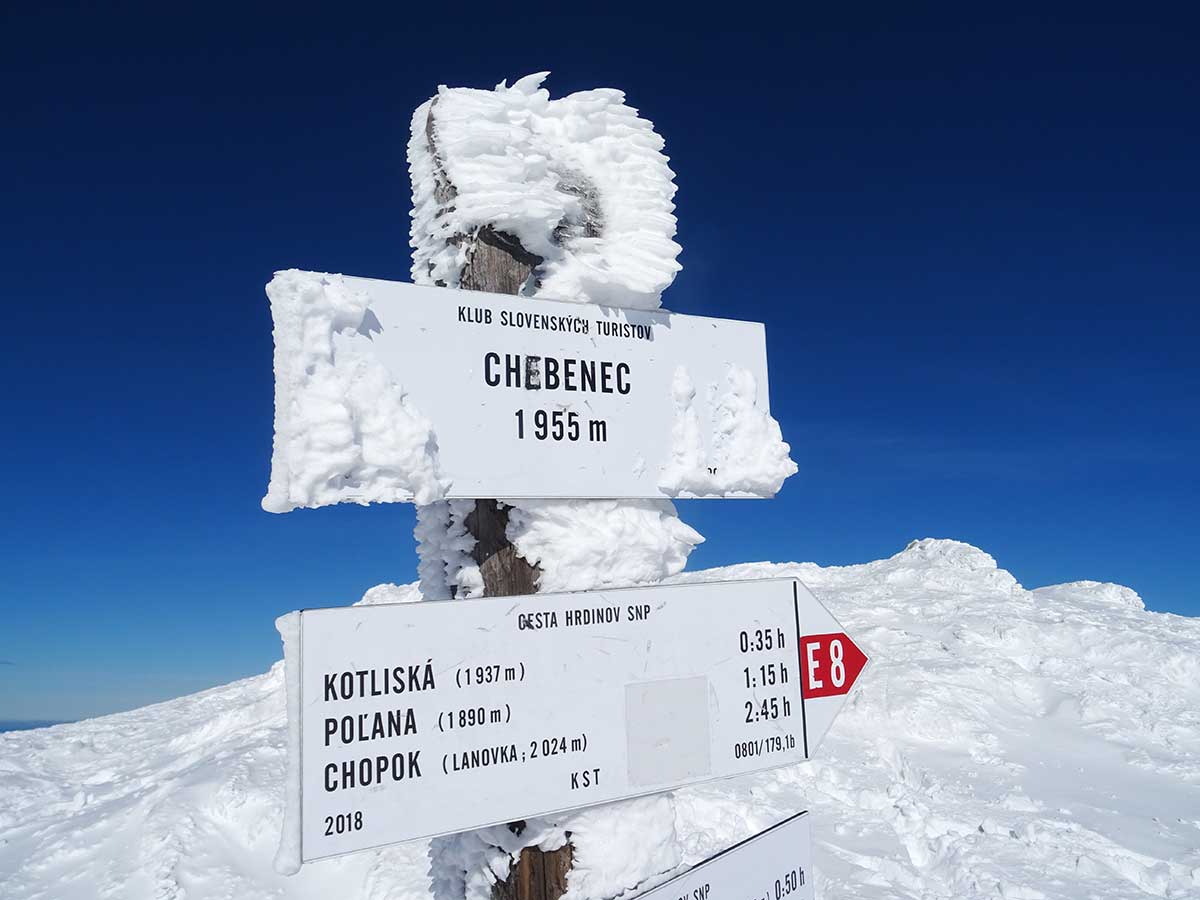 Chabenec z Magurky, zimný výstup za výhľadmi na Tatry