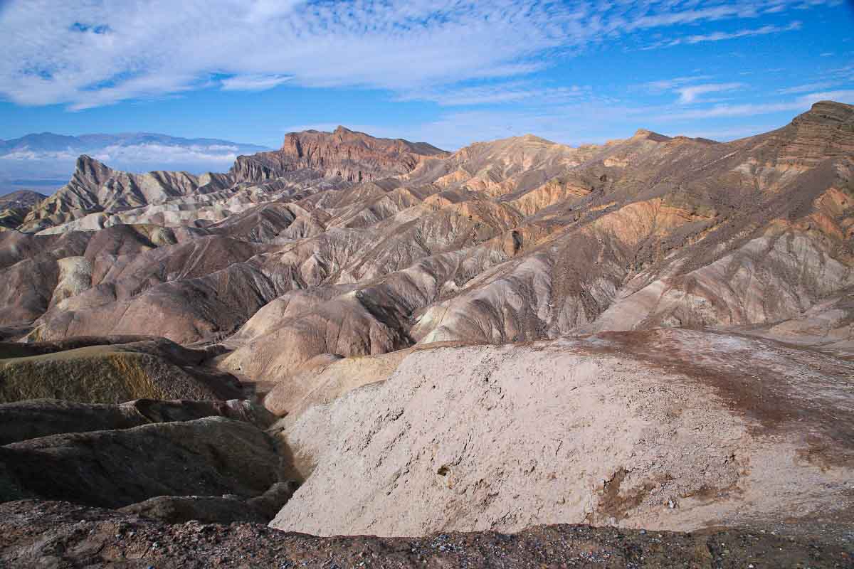 Death Valley, Badwater a Zabriskie Point