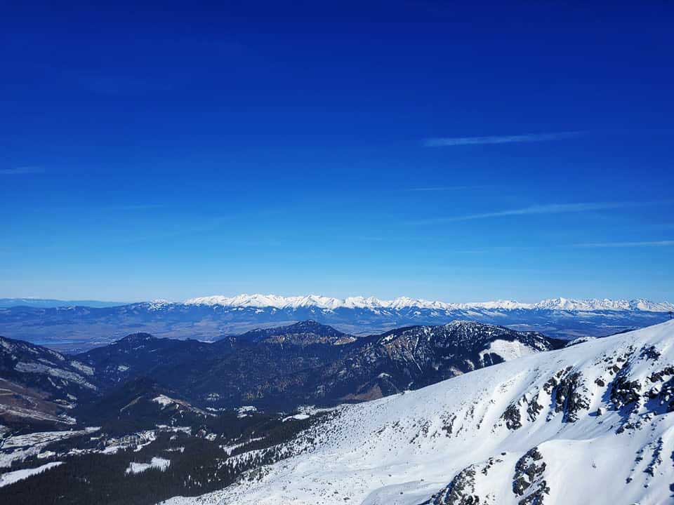 Skialp okolo Ďumbier a Chopku, po hrebení Nízkych Tatier