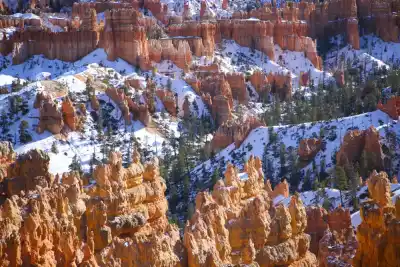 Erozívna činnosť vody Bryce Canyon