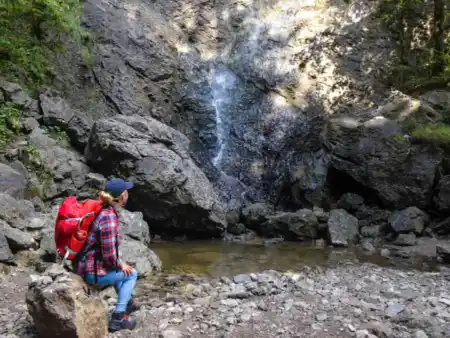 Vodopád Červené Piesky Prosiecka dolina