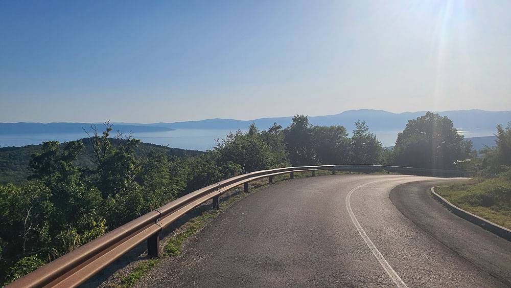 Chorvátsko na bicykli: Na Jadran