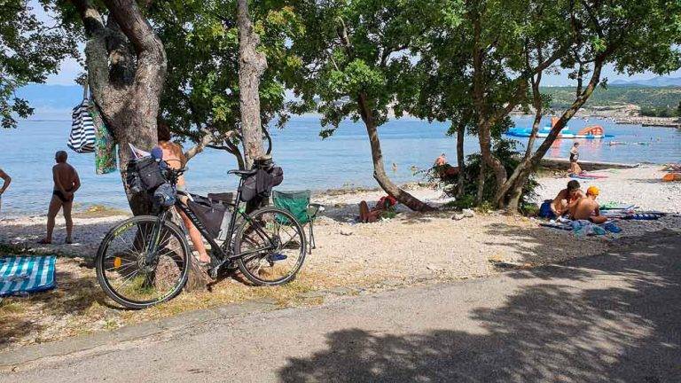 Chorvátsko na bicykli: Na Jadran