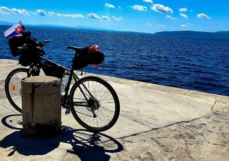 Chorvátsko na bicykli: Na Jadran
