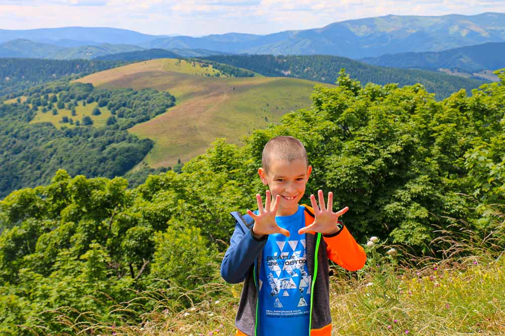 Kečka Donovaly turistika 7 kopcov 3 jazerá