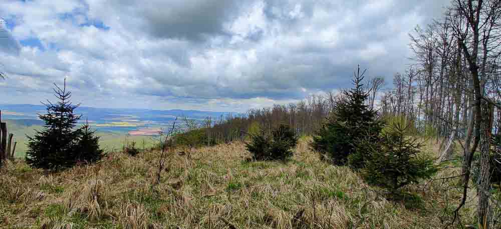 MTB po hrebeni pohoria Tríbeč