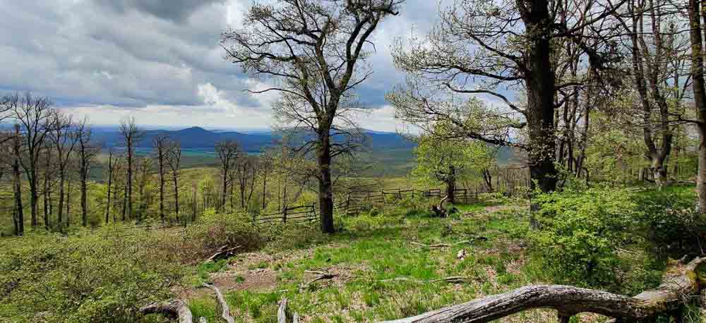 MTB po hrebeni pohoria Tríbeč