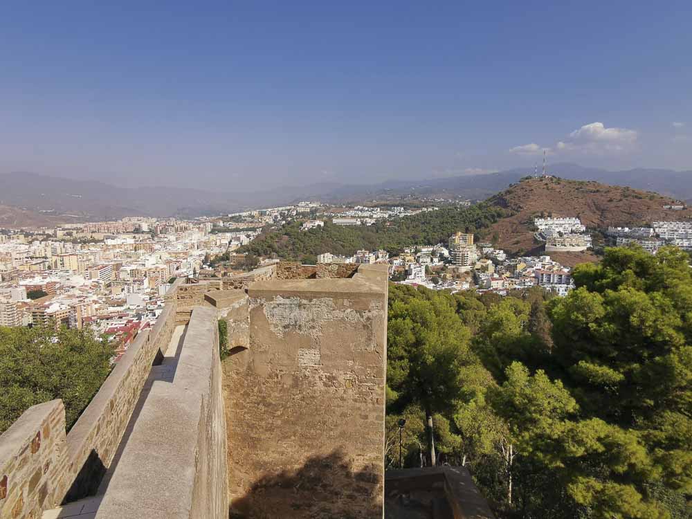 Gibralfaro a Alcazaba, za históriou Malagy