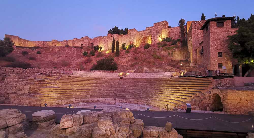 Gibralfaro a Alcazaba, za históriou Malagy