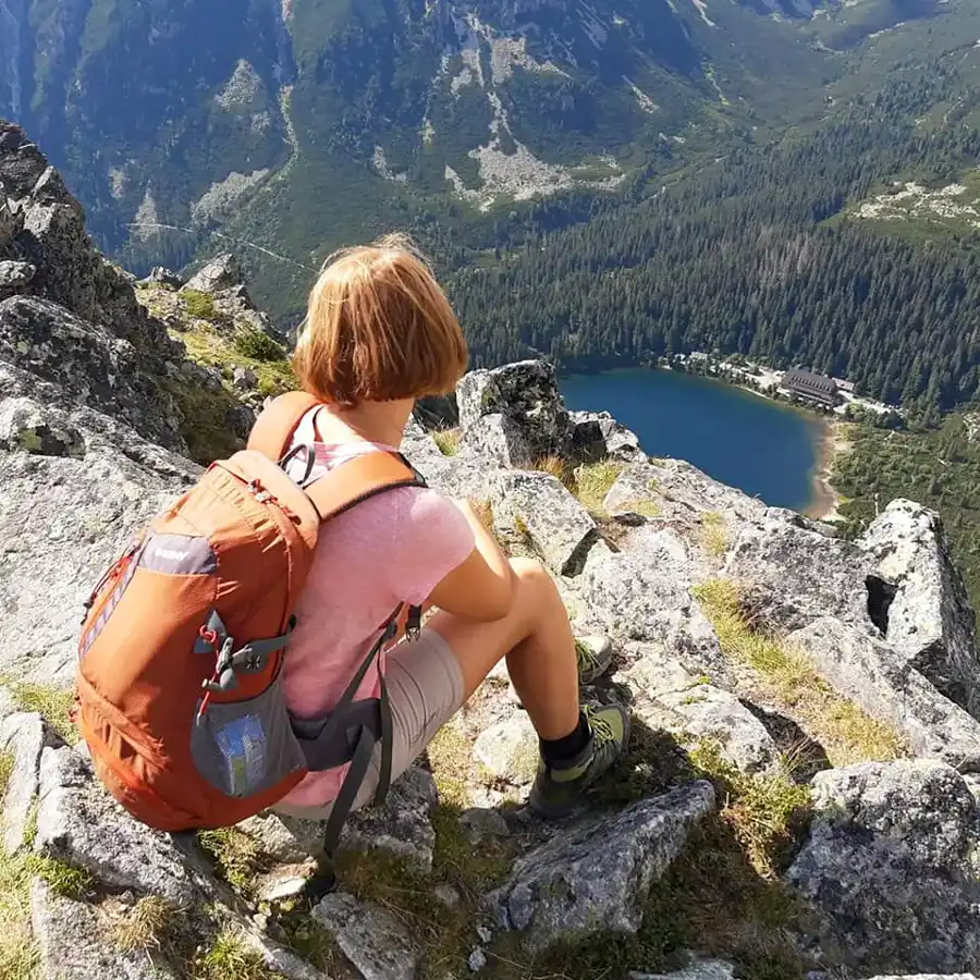 Pahľad z Ostrvy na popradské pleso