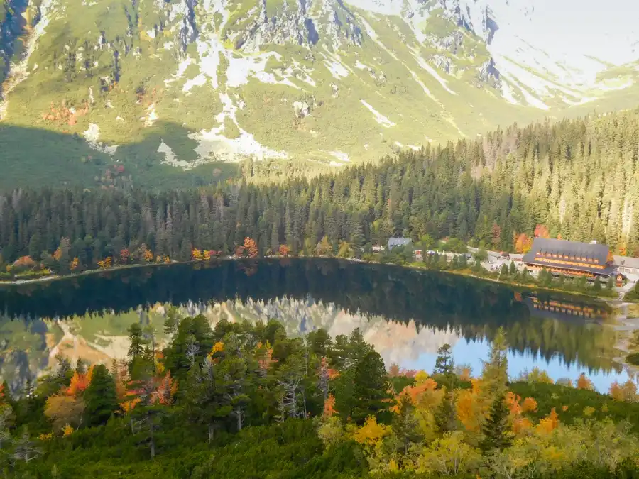 Popradské pleso turistika cyklotrasy