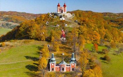 Banská Štiavnica a okolie z neba