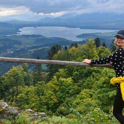 Z Kalamien k ruine Liptovského hradu