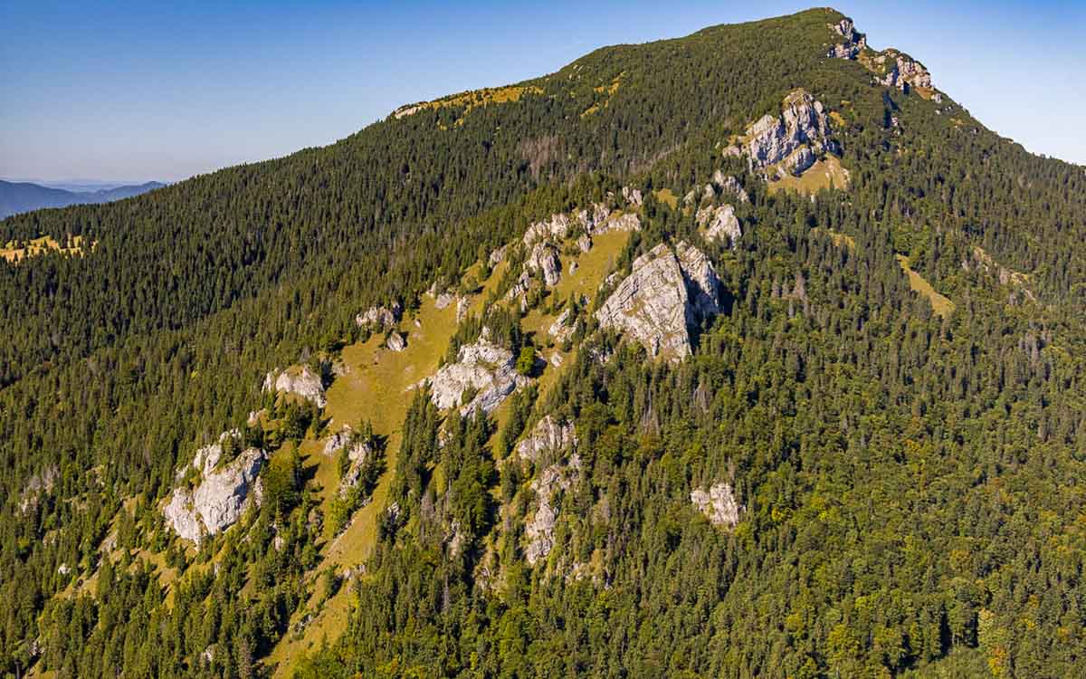 Ružomberok a okolie z neba