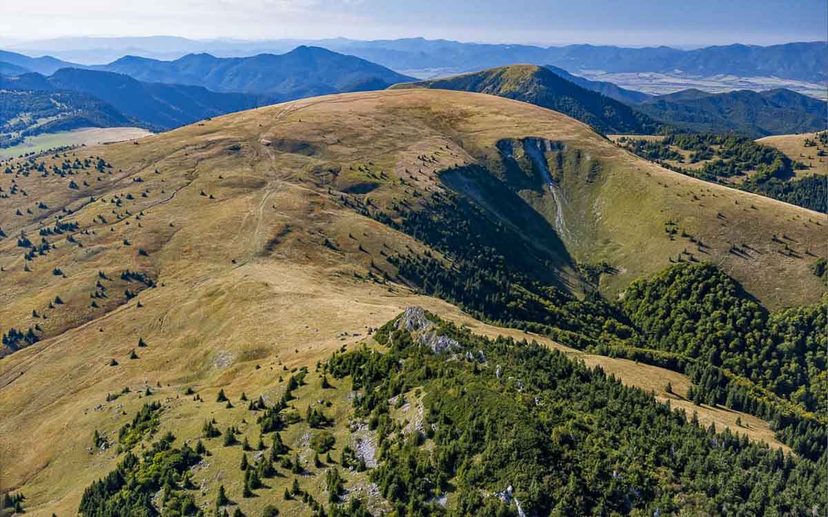 Ružomberok a okolie z neba