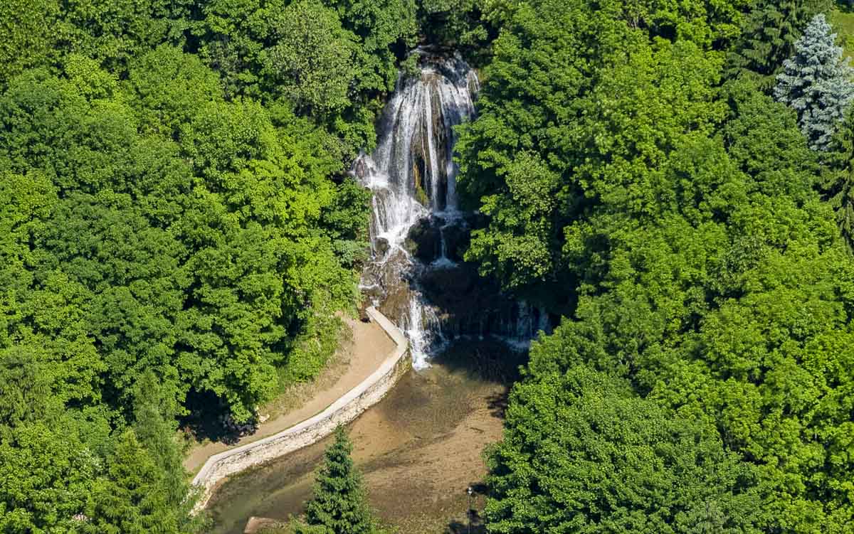 Ružomberok a okolie z neba