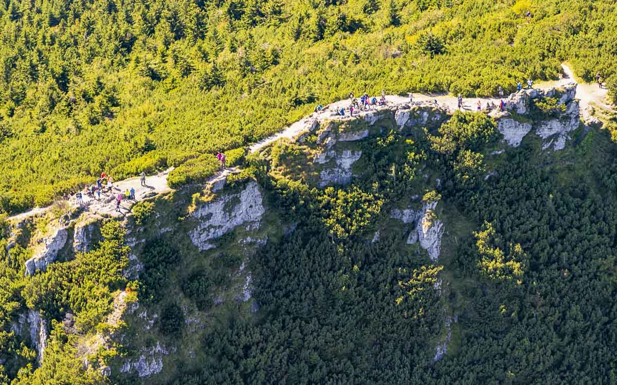 Ružomberok a okolie z neba