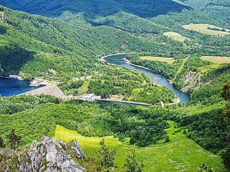 Ruzinska priehrada 7 kopcov 3 jazerá
