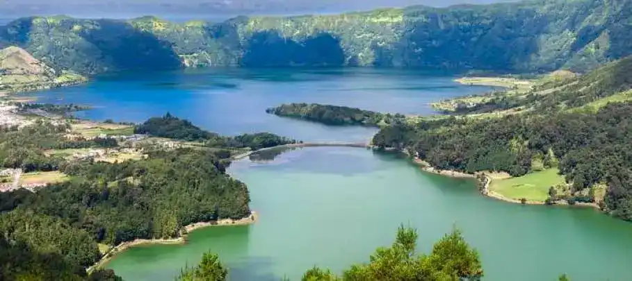 Sete Cidades Lagoa Azul a Lagoa Verde
