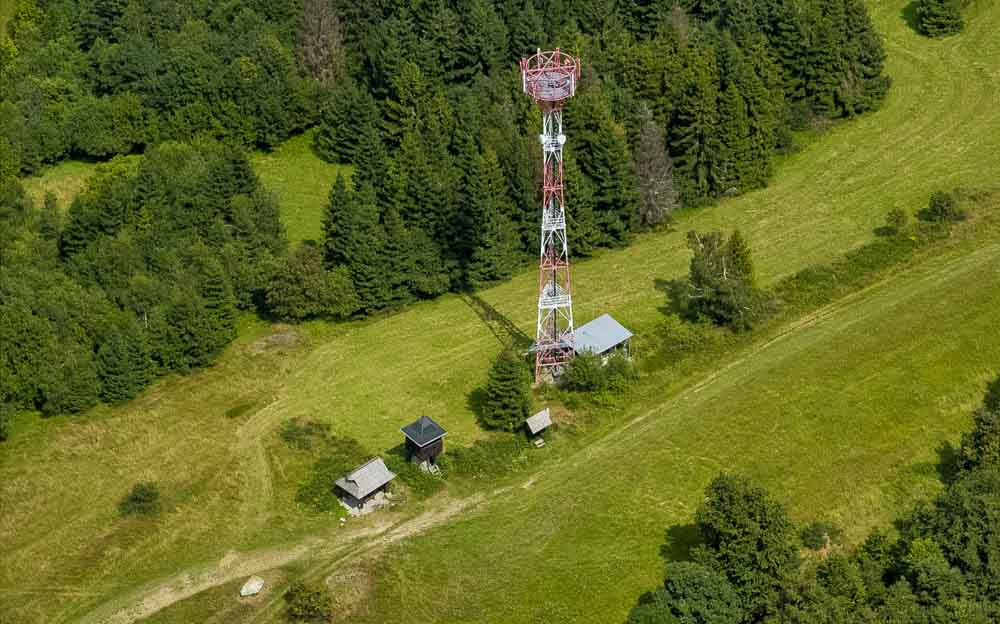 Čadca a okolie z neba