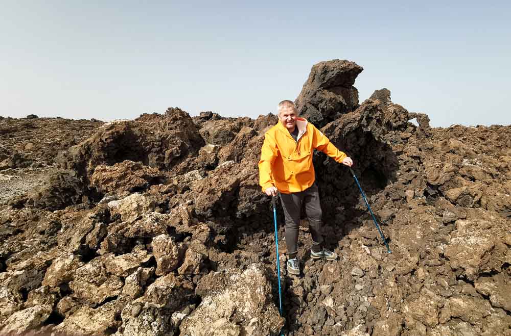 Lanzarote hiking: Výstup na sopku Caldera Blanca