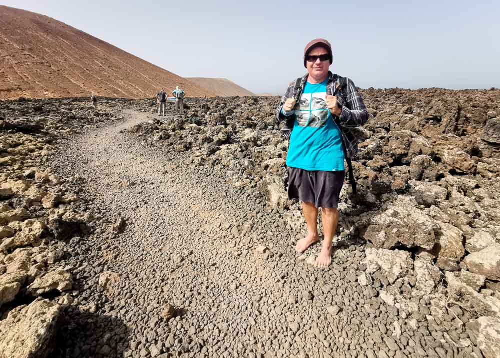 Lanzarote hiking: Výstup na sopku Caldera Blanca