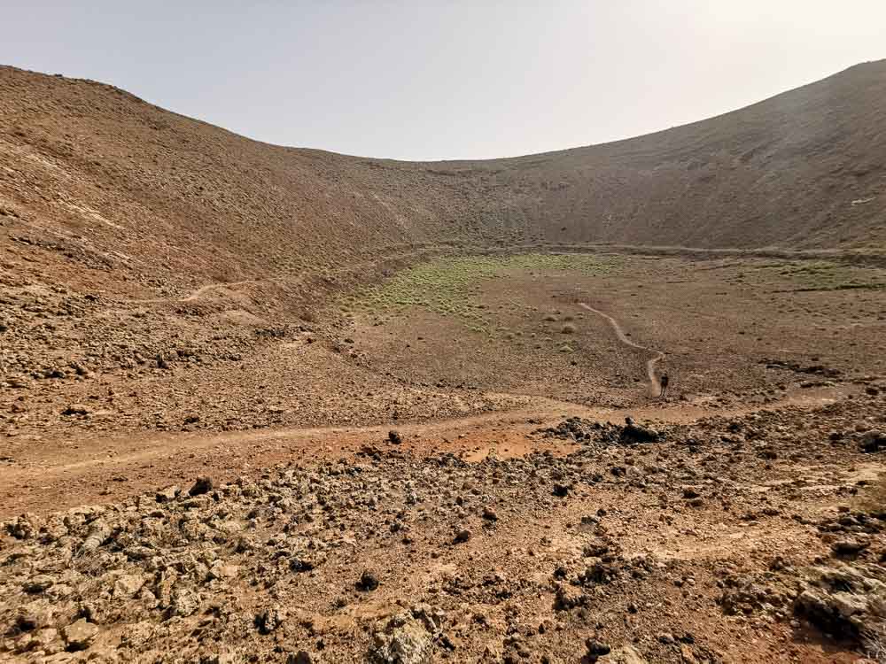 Lanzarote hiking: Výstup na sopku Caldera Blanca