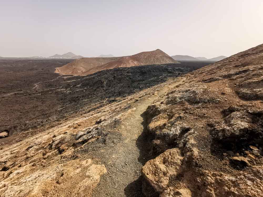 Lanzarote hiking: Výstup na sopku Caldera Blanca