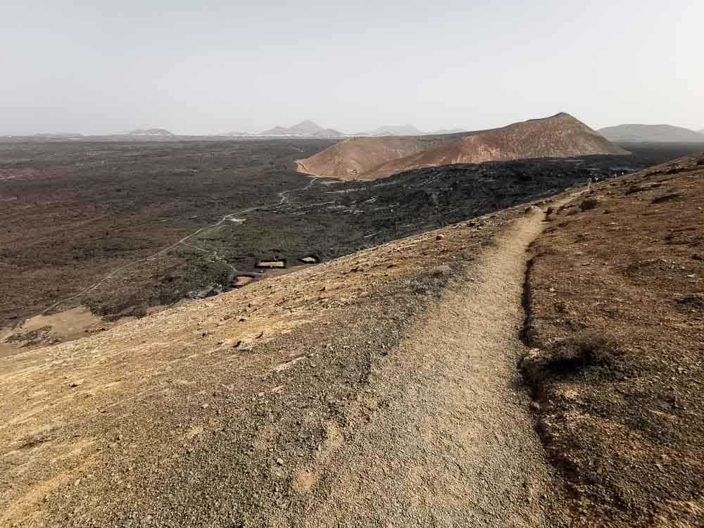 Lanzarote hiking: Výstup na sopku Caldera Blanca