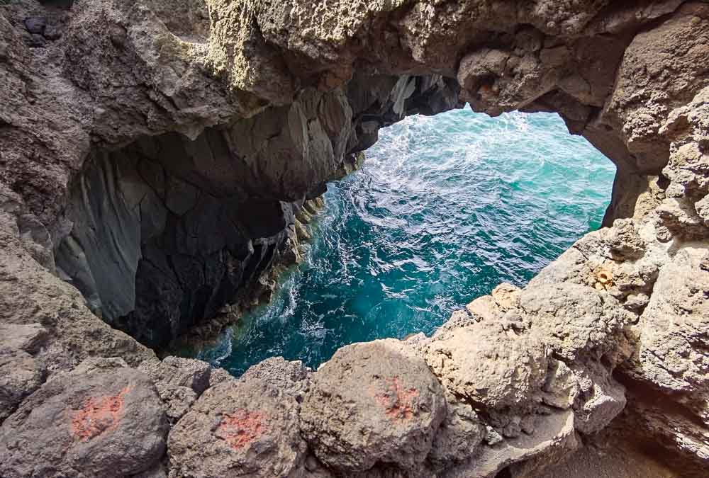 Lanzarote: El Golfo divoký Atlantic pod Timanfayou